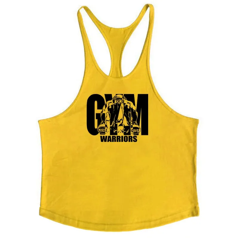 Men's Bodybuilding Tank - Cotton Sleeveless Gym Shirt