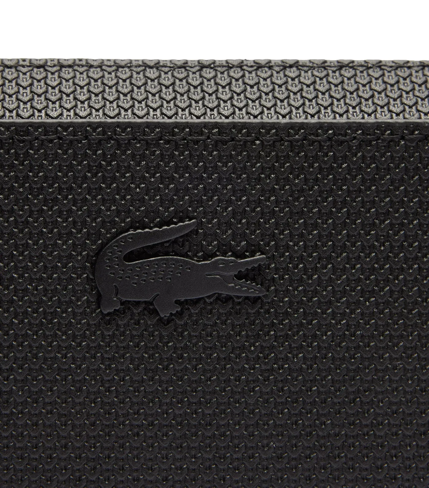 Men's Chantaco Piqué Leather Zip Pouch Noir