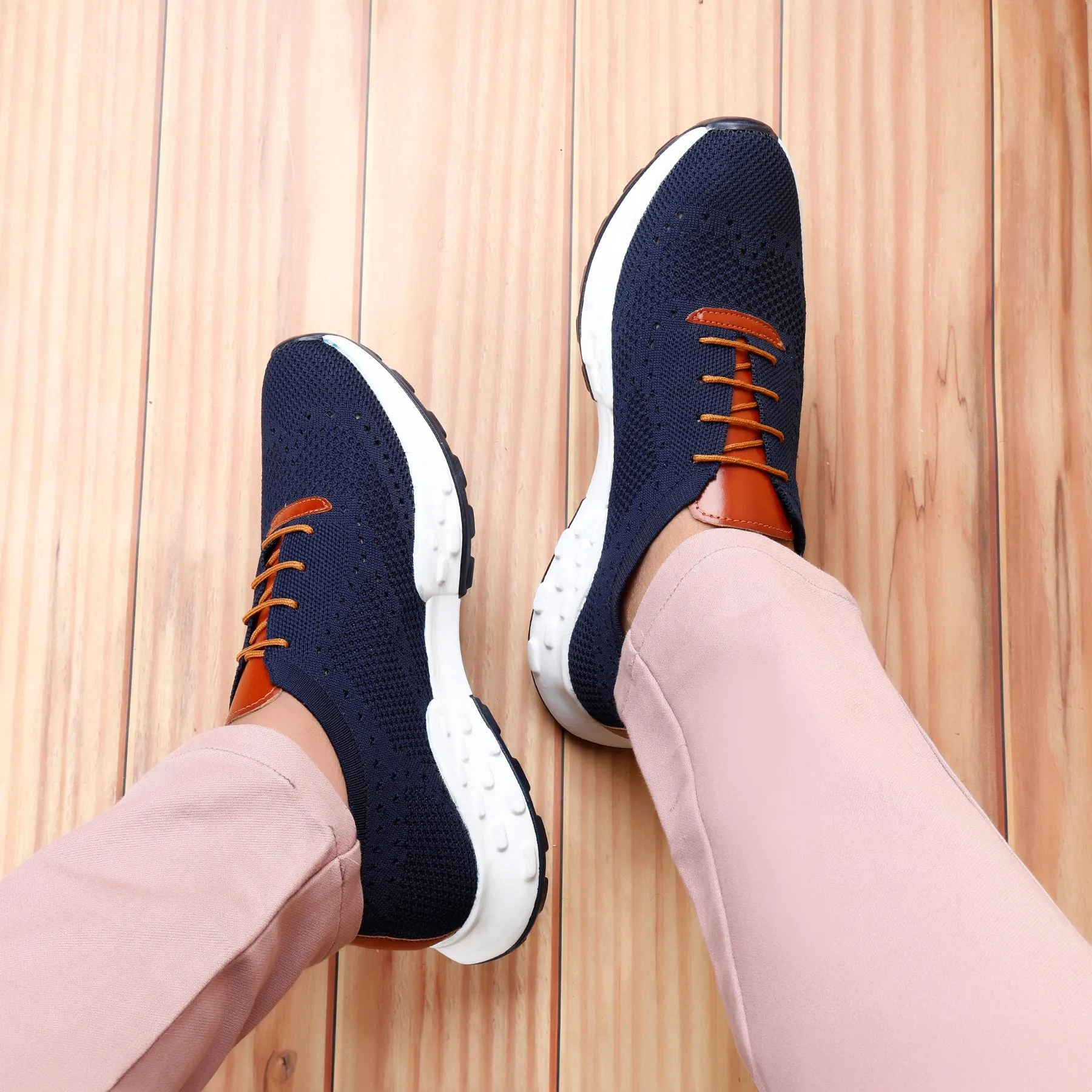 Men's Latest Casual Sports Lace-Up Running Shoes