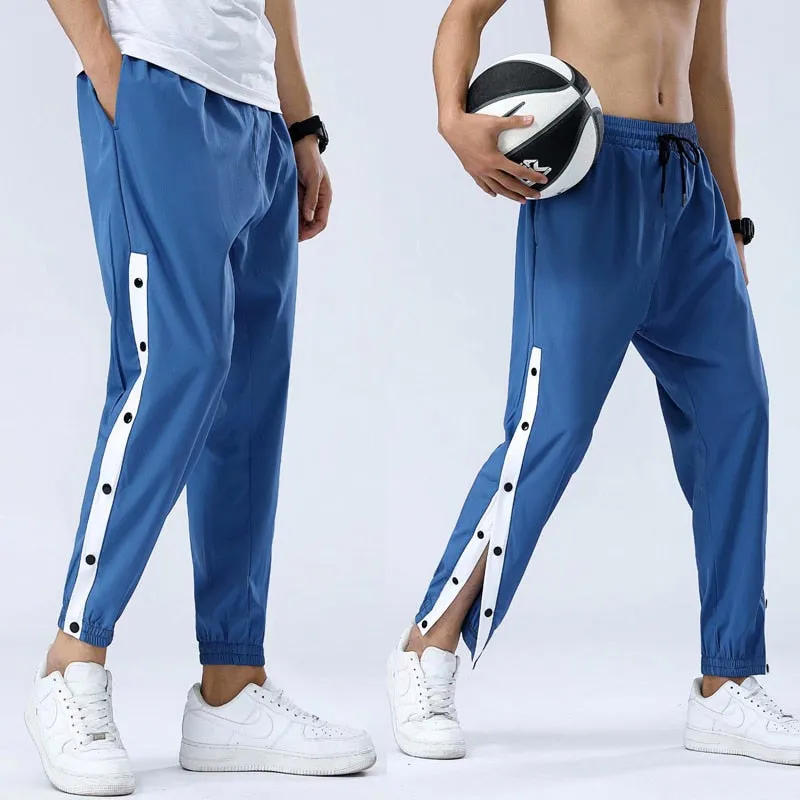 Men's Sport Pants Running Basketball Football Trousers Gym Fitness Jogging Sweatpants Outdoor Longpant Bottoms Street Dance Tees