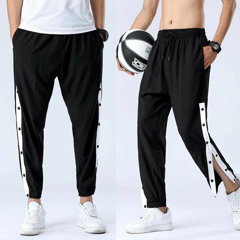 Men's Sport Pants Running Basketball Football Trousers Gym Fitness Jogging Sweatpants Outdoor Longpant Bottoms Street Dance Tees