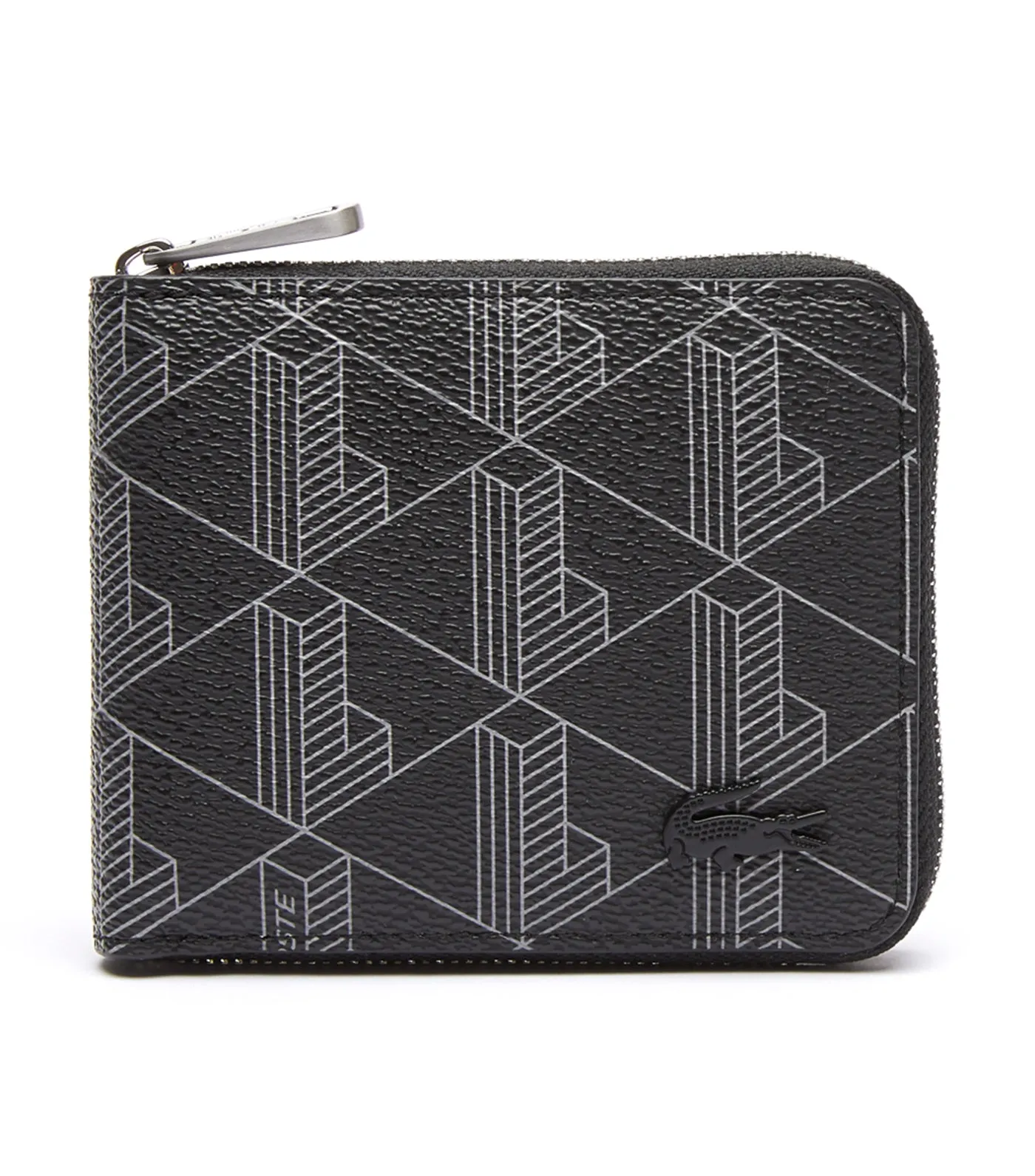 Men's The Blend Monogram Zip Wallet Monogram Noir Gris Monogram Noir Gris
