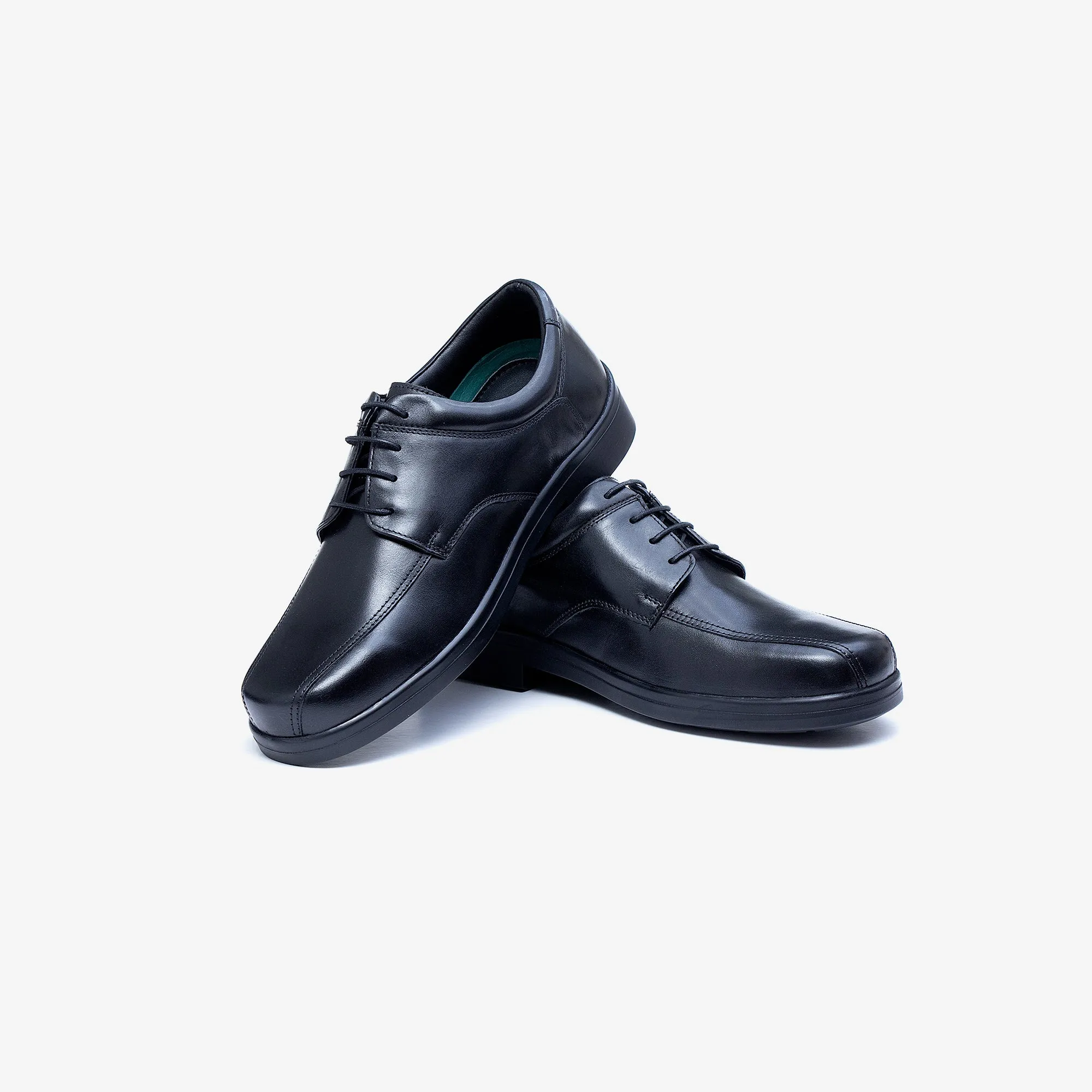 Mens Wide Fit Tredd Well Holmes Lace Shoes - Black