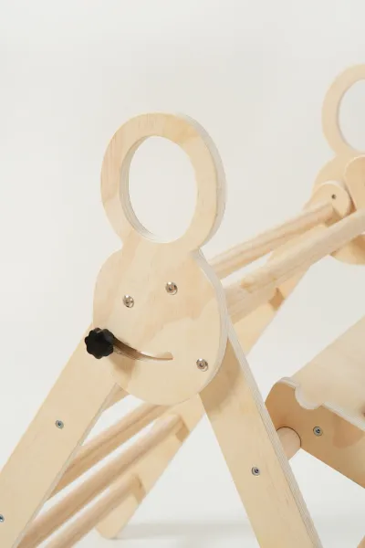 MESSI 3-in-1 Wooden Gym Set