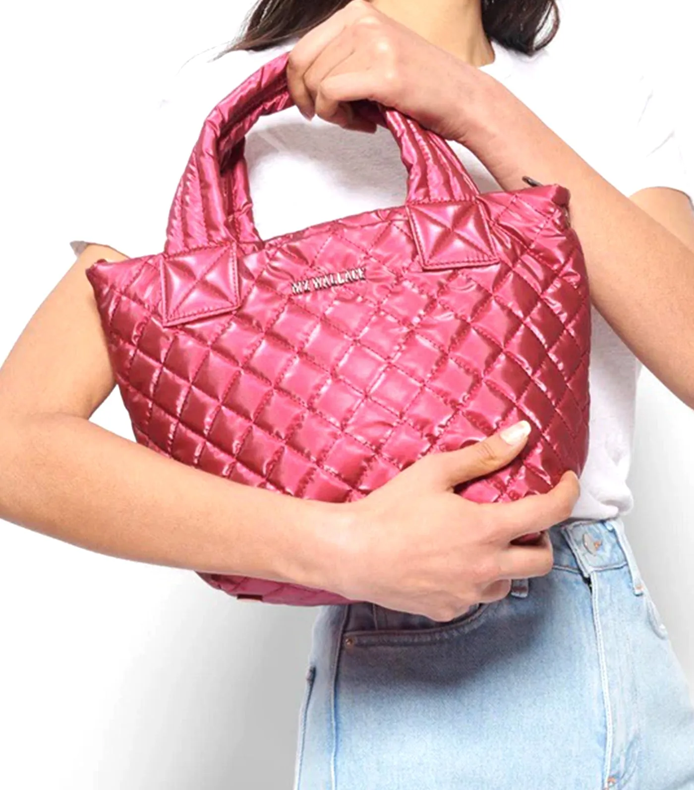 Mini Metro Tote Deluxe Peony Pearl