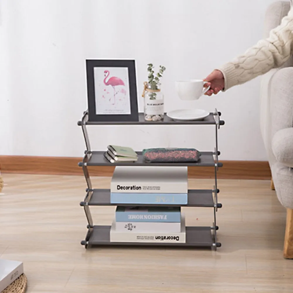 Minimal Z Adjustable Table Organizer and Shoe Rack