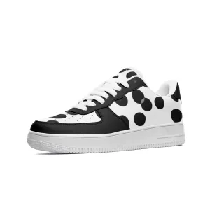 Molecular Dipole Unisex Low Top Leather Sneakers