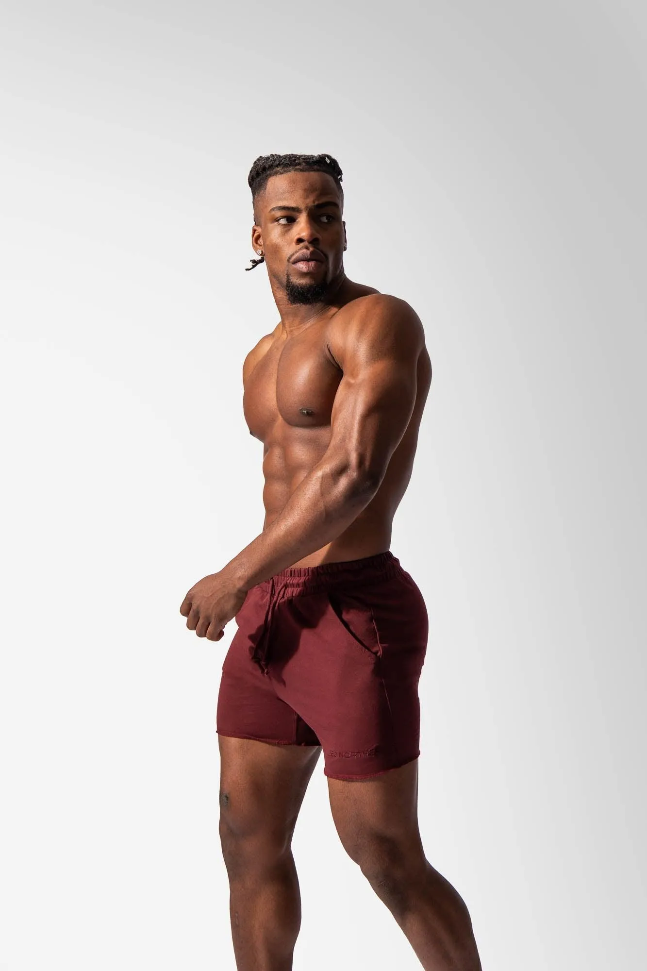 Motion 5'' Varsity Sweat Shorts - Maroon