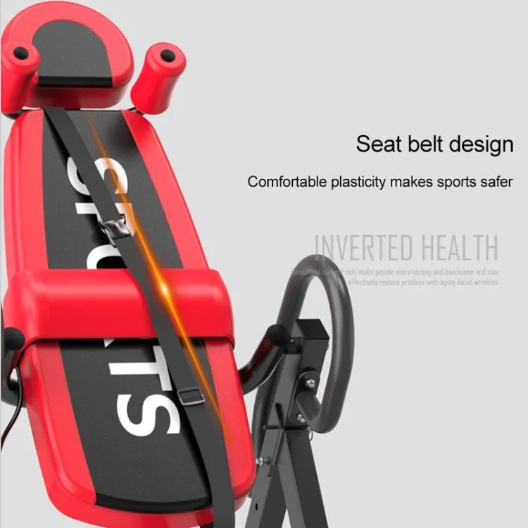Multi-function Household Heightening Inverted Crane Machine Sports Equipment (Black Red)