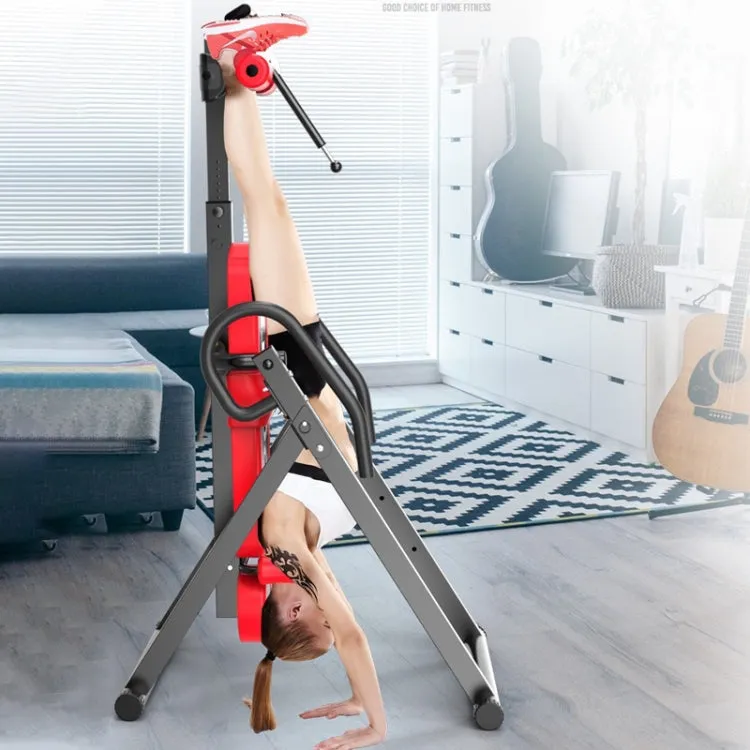 Multi-function Household Heightening Inverted Crane Machine Sports Equipment (Black Red)