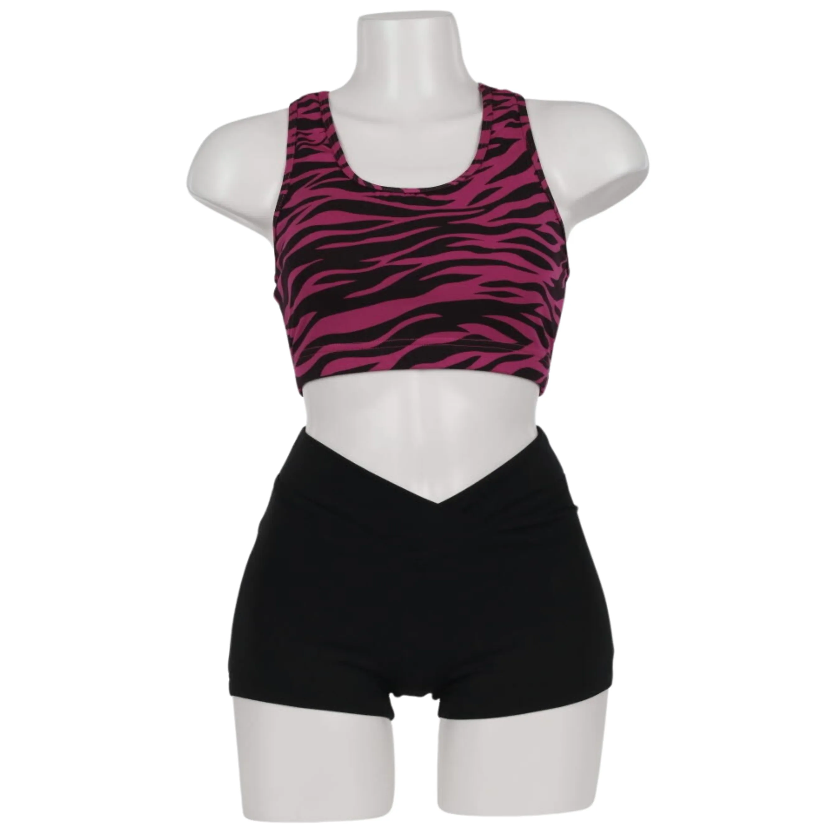 Muscleback Croptop Zebra Child