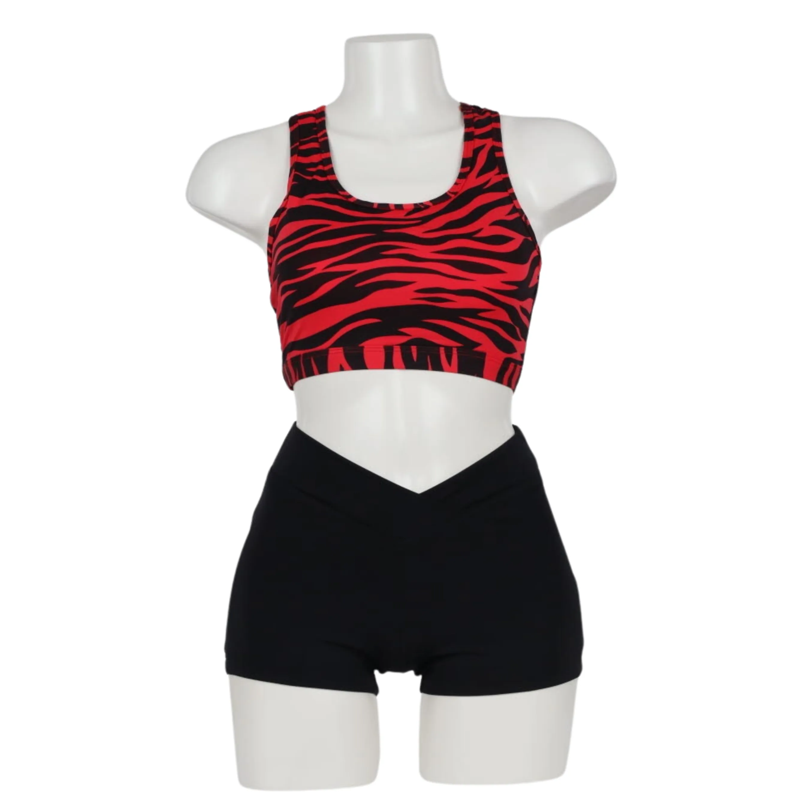 Muscleback Croptop Zebra Child