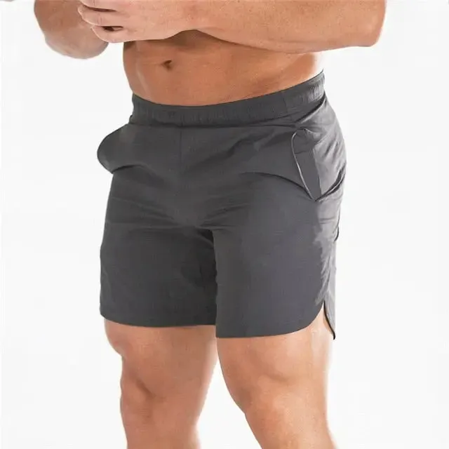 Muscleguys Men's Board Shorts Sexy Beach Bermuda Wear Sea Short Men Gym Shorts quick dry Joggers Sweatpants Fitness Shorts