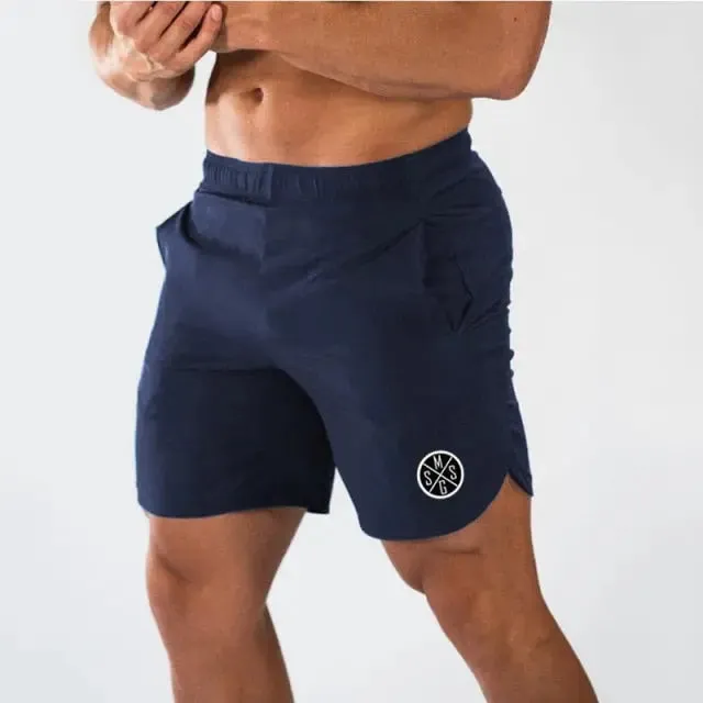 Muscleguys Men's Board Shorts Sexy Beach Bermuda Wear Sea Short Men Gym Shorts quick dry Joggers Sweatpants Fitness Shorts