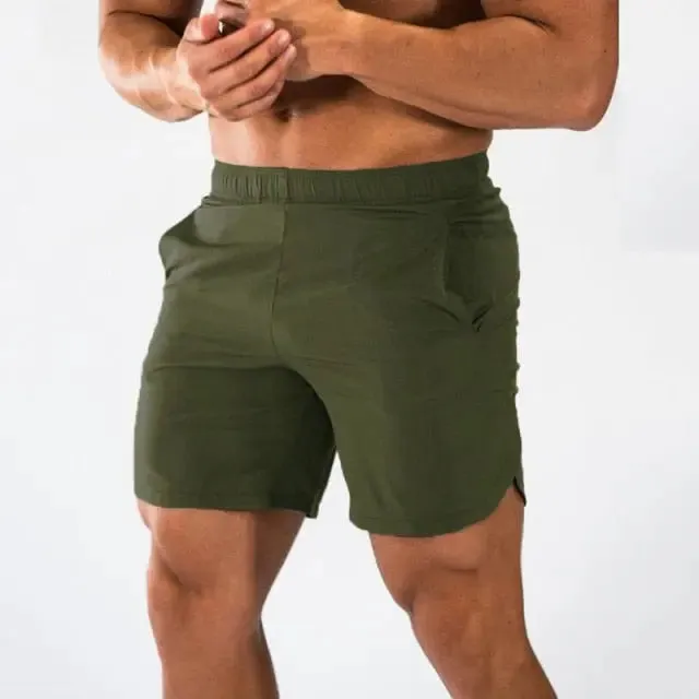 Muscleguys Men's Board Shorts Sexy Beach Bermuda Wear Sea Short Men Gym Shorts quick dry Joggers Sweatpants Fitness Shorts