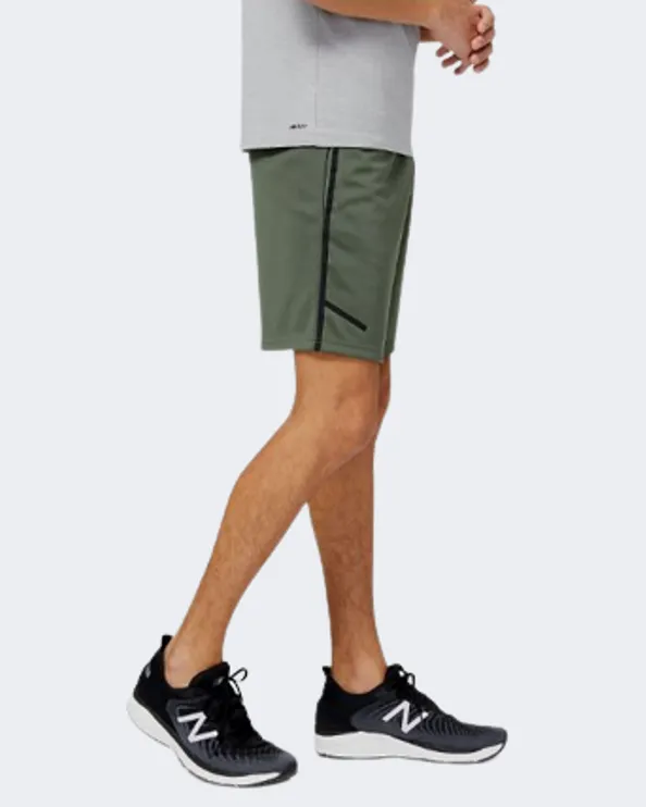 New Balance Tenacity Knit Men Training Short Olive Green Ms23127-Don