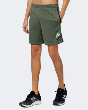 New Balance Tenacity Knit Men Training Short Olive Green Ms23127-Don