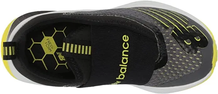 New Balance YTFSTGY2 slip-on - Grey/black/lime green