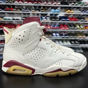 Nike Air Jordan 6 Retro Maroon 384664-116 Men's Size 8.5