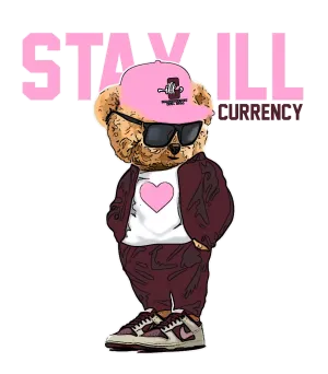 Nike Dunk Low Valentine's Day 2023 - Burgundy T-Shirt (Stay ill Bear)