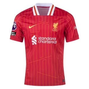 Nike Liverpool Home Jersey w/ EPL   No Room For Racism Patches 24/25 (Gym Red/Chrome Yellow)