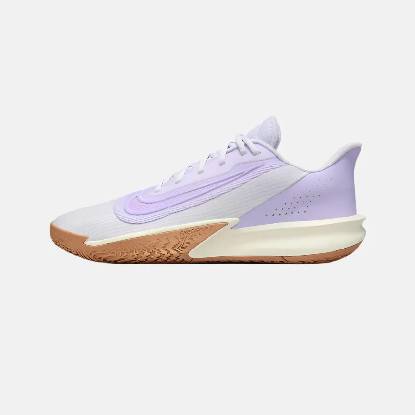 Nike Precision 7 Men's Basketball Shoes -Barely Grape/Sail/Dusted Clay/Lilac Bloom
