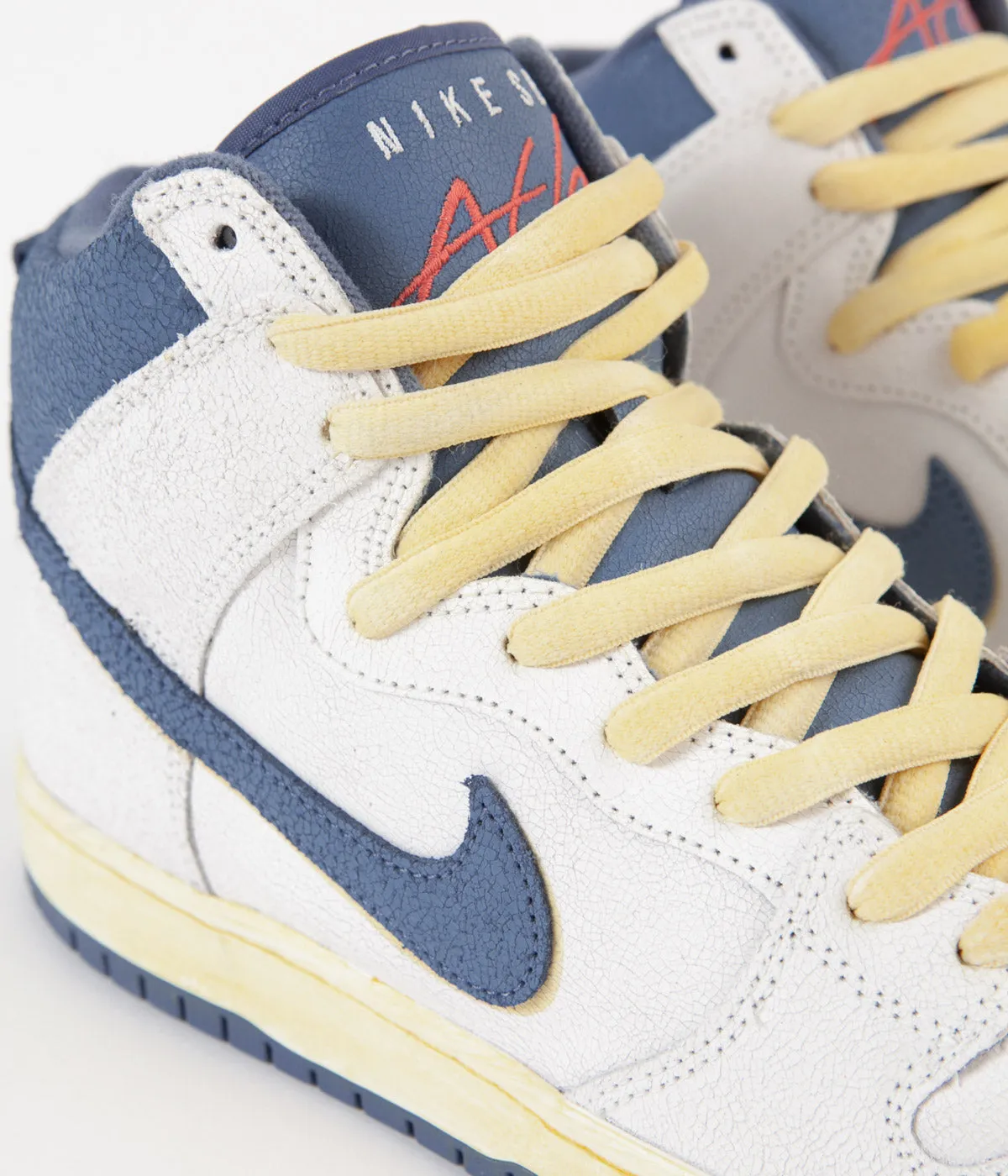 Nike SB x Atlas Dunk High Pro QS Shoes - Sail / Ocean Fog - Track Red - White