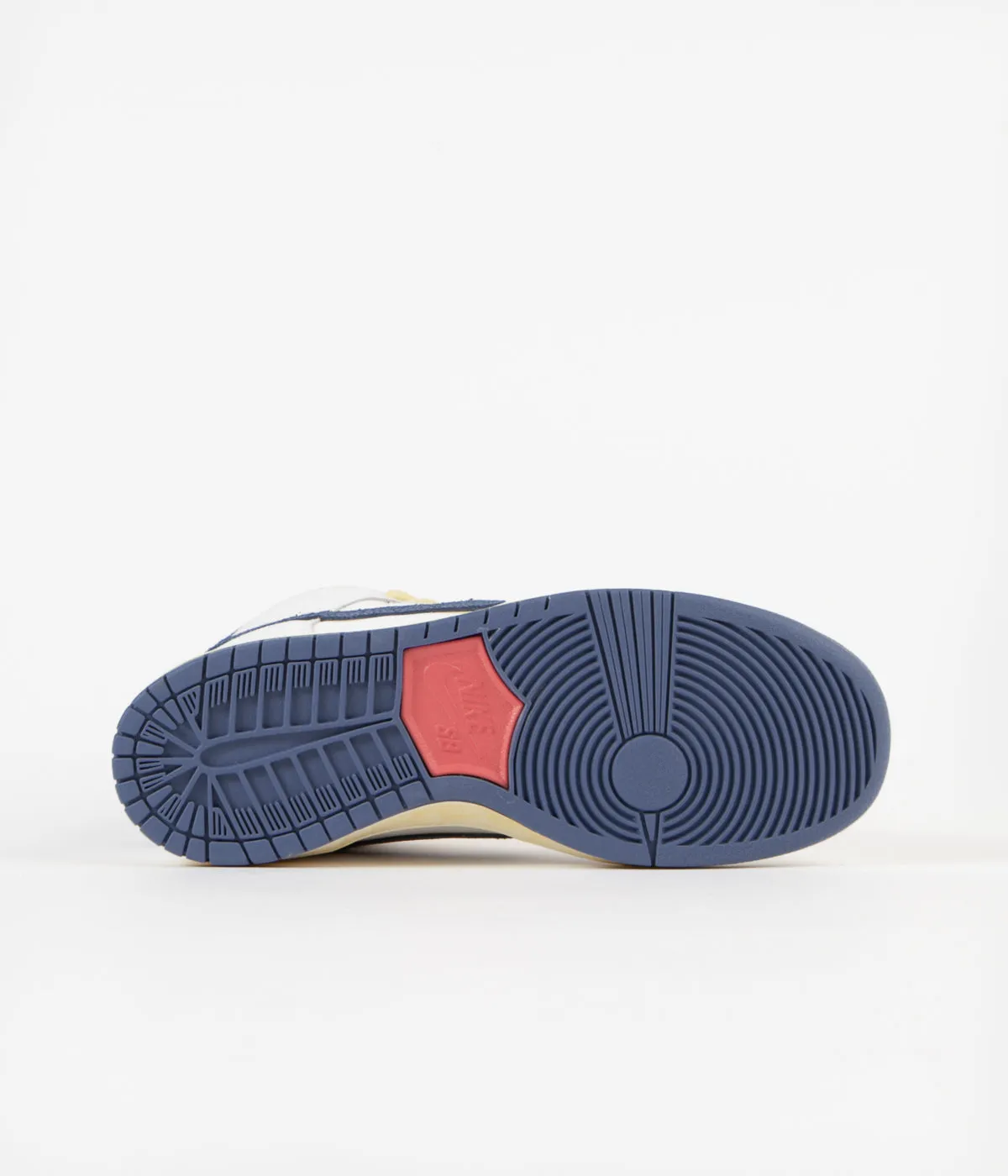 Nike SB x Atlas Dunk High Pro QS Shoes - Sail / Ocean Fog - Track Red - White