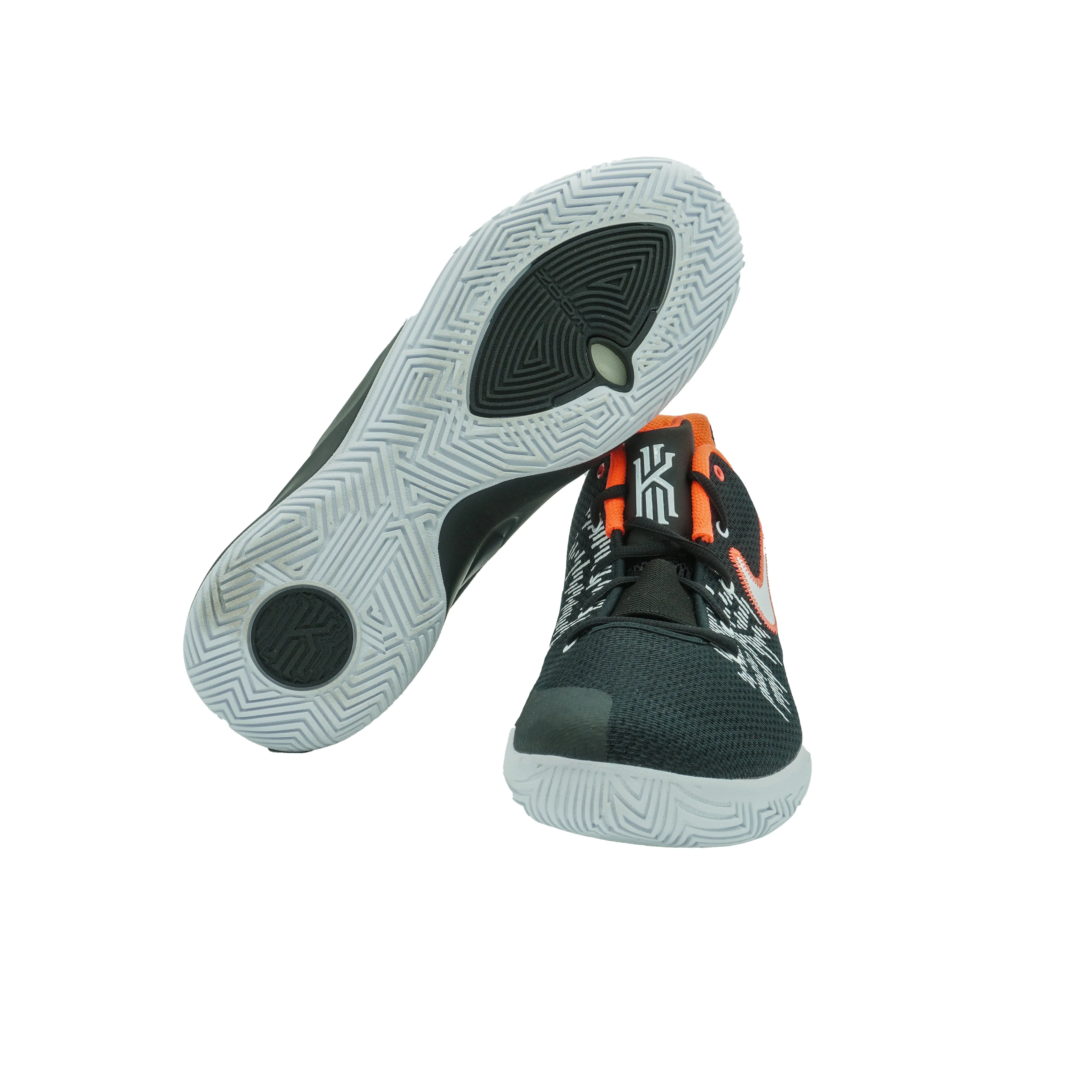 Nike Unisex Kyrie Flytrap II Low Basketball Shoes Black White Red Size 13, 14.5