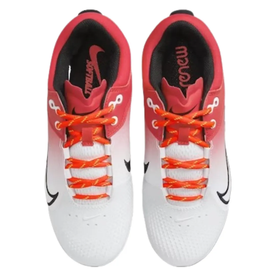 Nike - Women's Hyperdiamond 4 Elite 'University Red Black' - University Red / White / Volt / Black