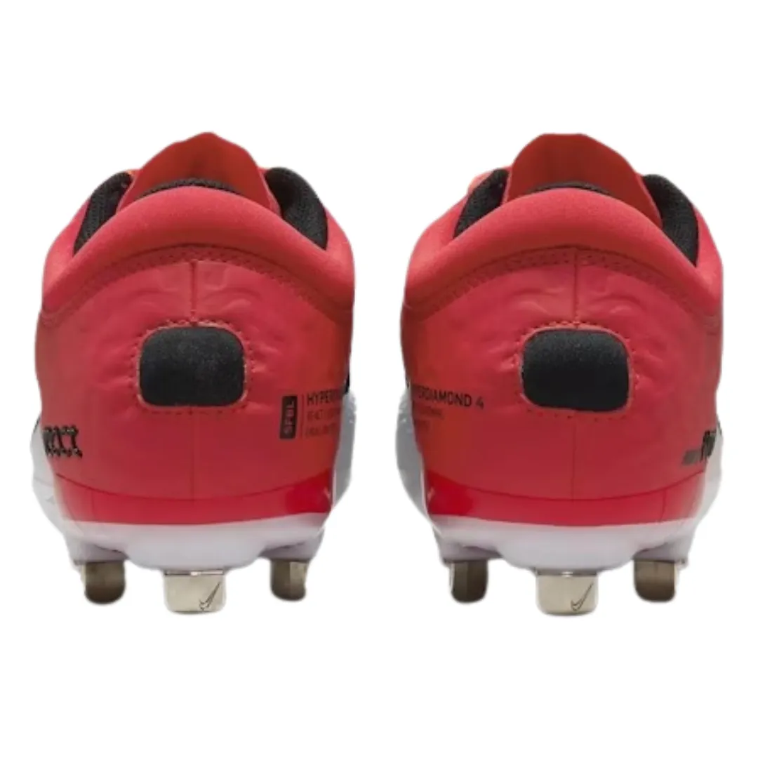 Nike - Women's Hyperdiamond 4 Elite 'University Red Black' - University Red / White / Volt / Black