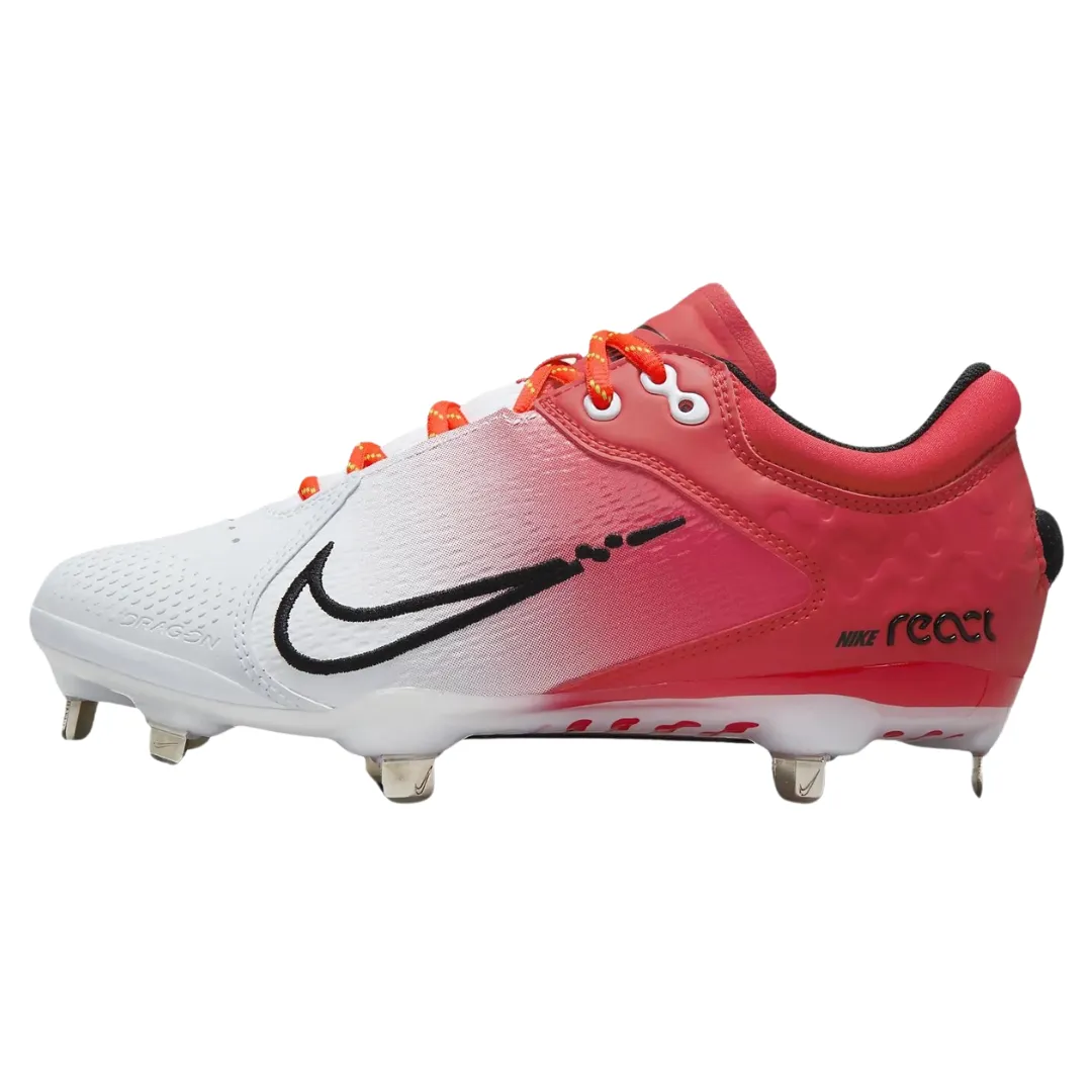 Nike - Women's Hyperdiamond 4 Elite 'University Red Black' - University Red / White / Volt / Black
