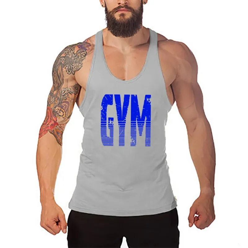 Nsqured "FlexFit Pro" Men's Fitness Cotton Tank Top