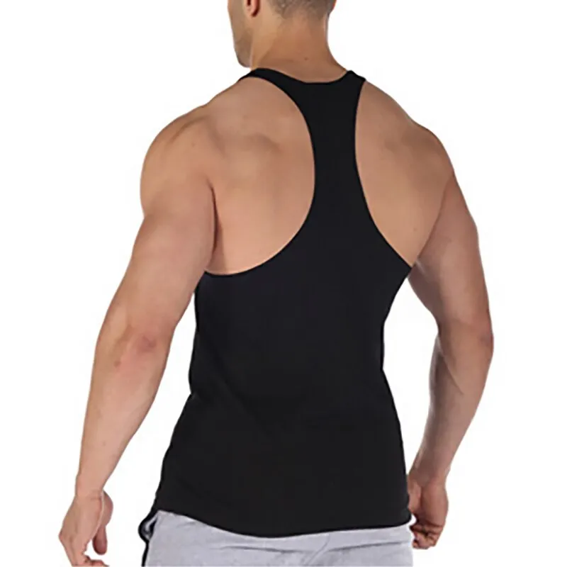 Nsqured "FlexFit Pro" Men's Fitness Cotton Tank Top