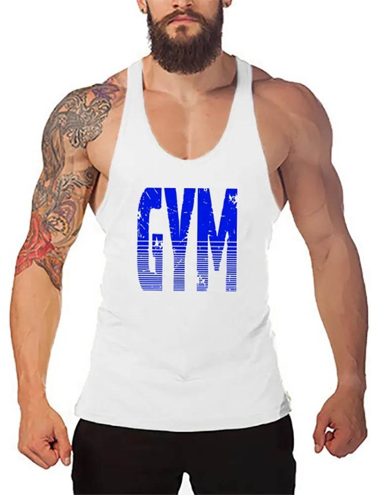 Nsqured "FlexFit Pro" Men's Fitness Cotton Tank Top