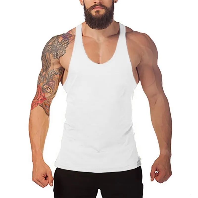 Nsqured "FlexFit Pro" Men's Fitness Cotton Tank Top