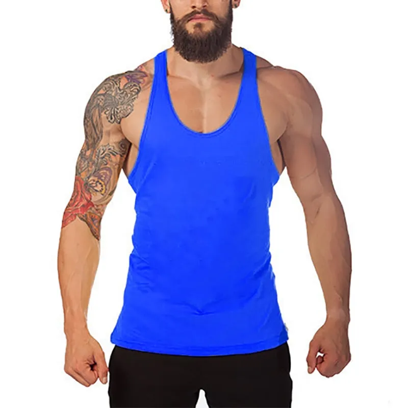 Nsqured "FlexFit Pro" Men's Fitness Cotton Tank Top