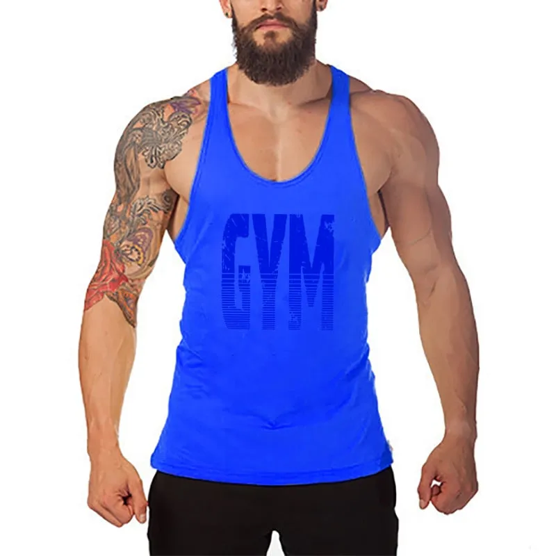 Nsqured "FlexFit Pro" Men's Fitness Cotton Tank Top