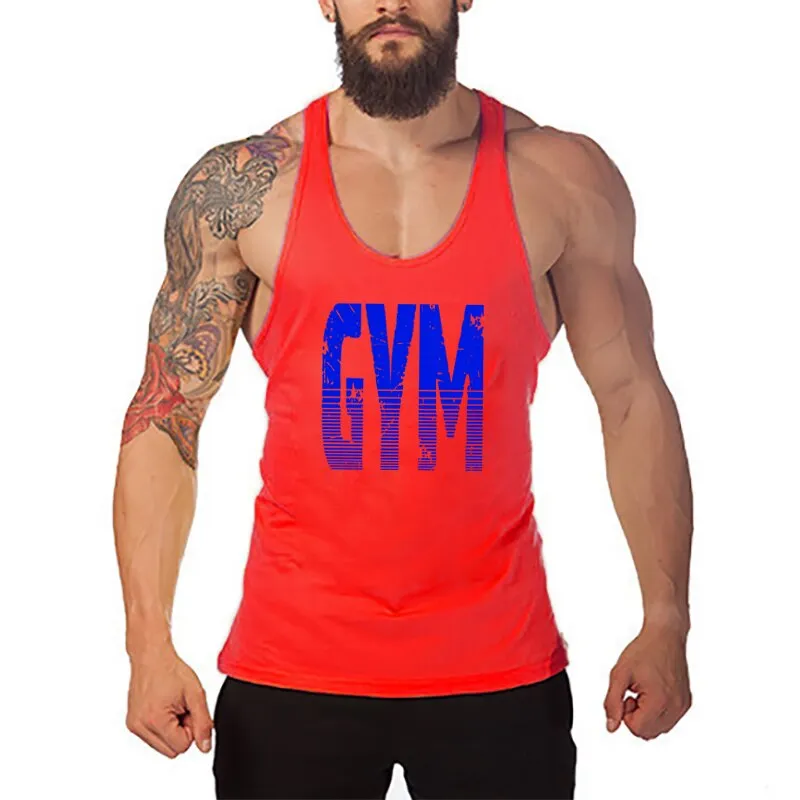 Nsqured "FlexFit Pro" Men's Fitness Cotton Tank Top