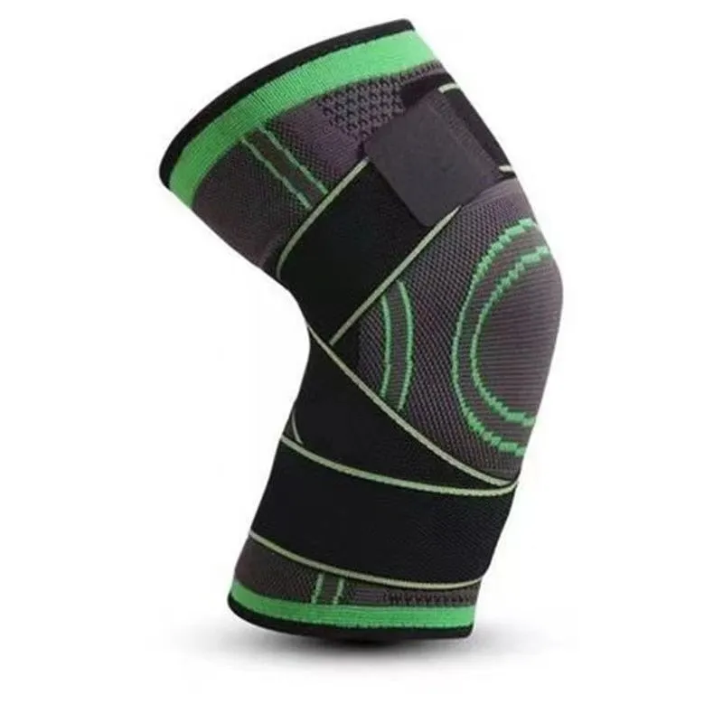OCW 1 PC Short Knee Pads Support Gym Pressurized Elastic Compression Cross Braces