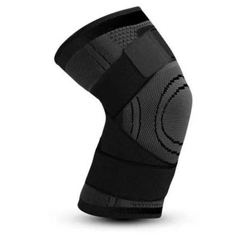 OCW 1 PC Short Knee Pads Support Gym Pressurized Elastic Compression Cross Braces