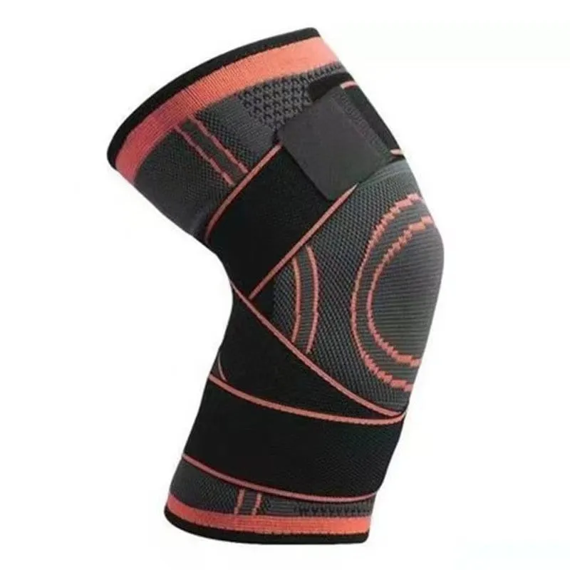 OCW 1 PC Short Knee Pads Support Gym Pressurized Elastic Compression Cross Braces