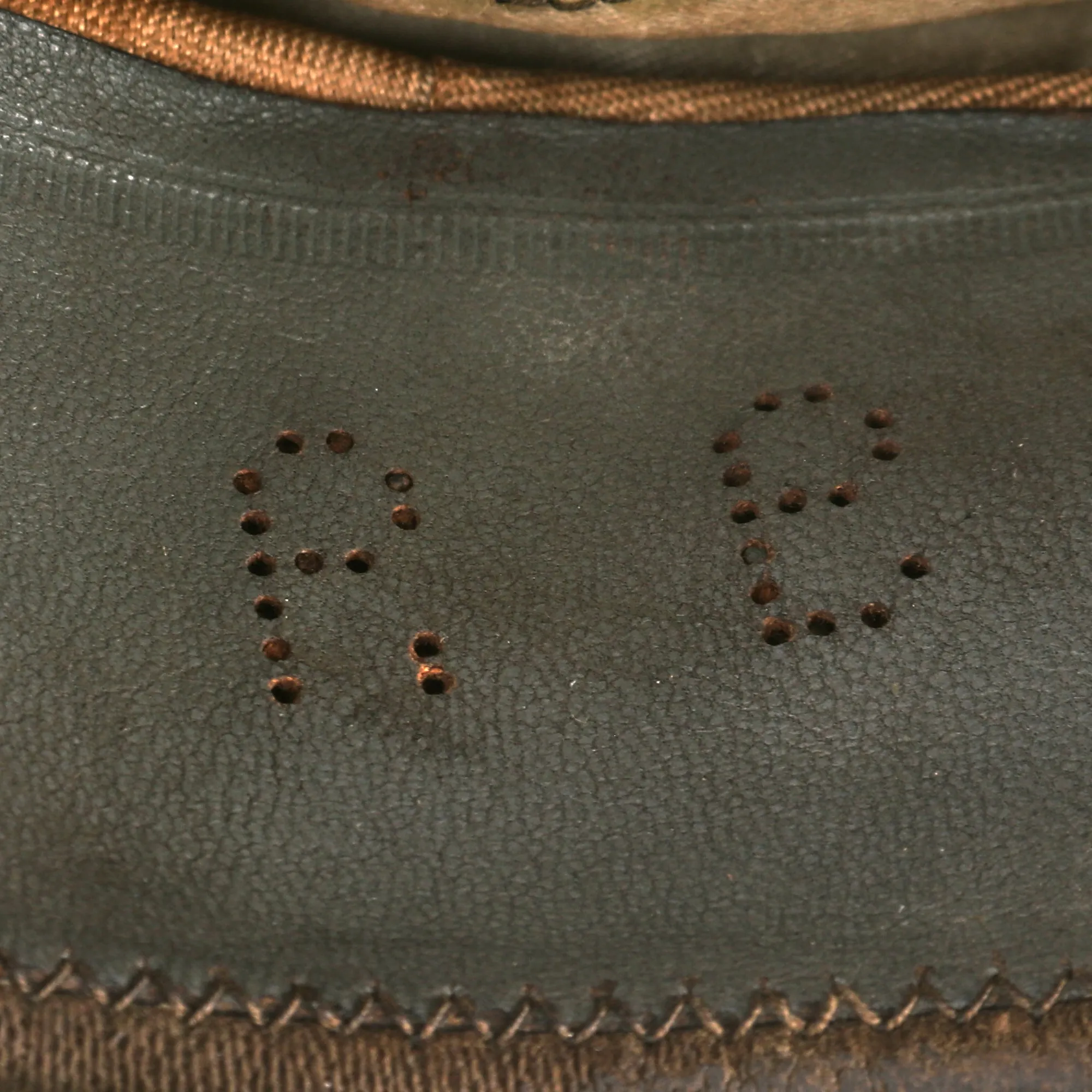 Original German WWII Named Heer Cavalry Officers Schirmmütze Visor Crush Cap by Karl Schrempf of Pforzheim