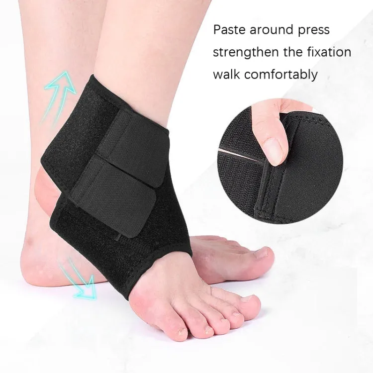 Outdoor Sports Anti-Strained Fixed Rehabilitation Ankle Support, Size: L Left