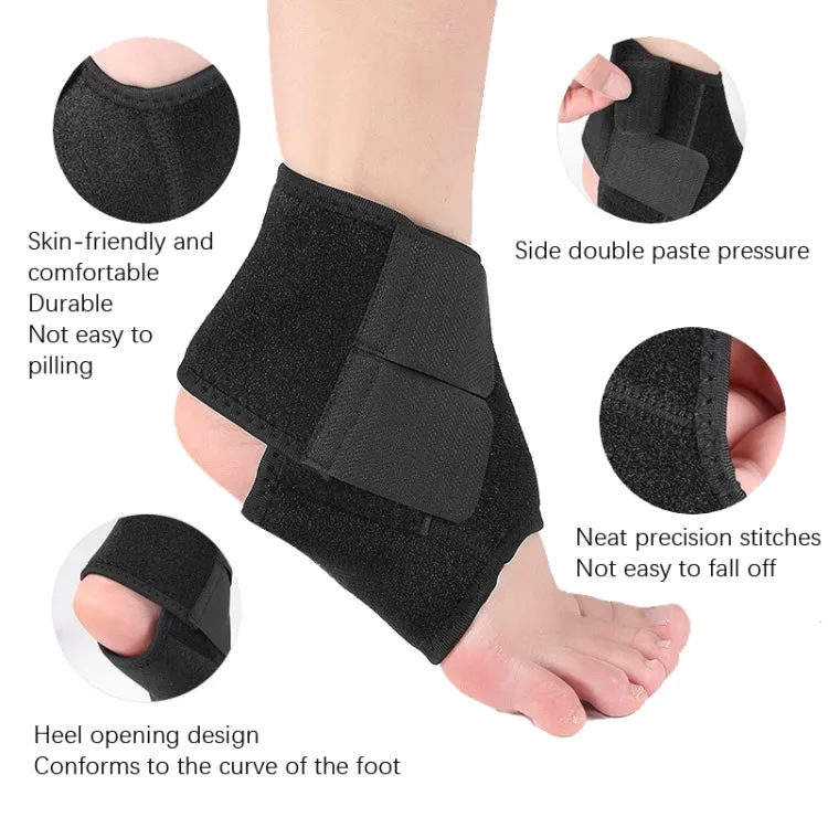 Outdoor Sports Anti-Strained Fixed Rehabilitation Ankle Support, Size: L Left