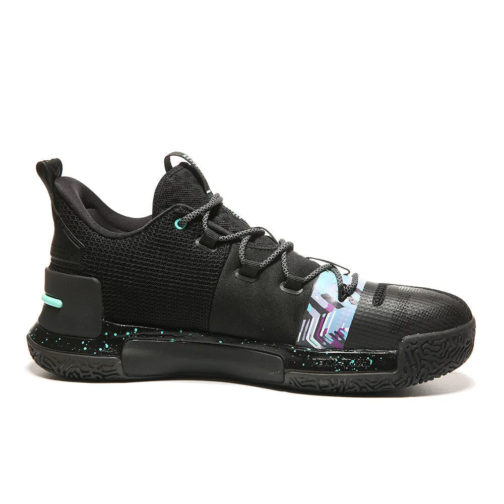 PEAK Flash Lou Williams Basketball Shoes Men Sport Sneaker Black