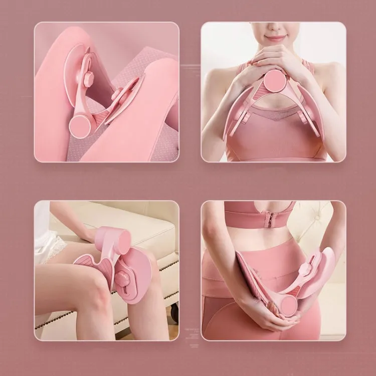 Pelvic Muscle Training Device Beautiful Leg Training Device, Color: Pink