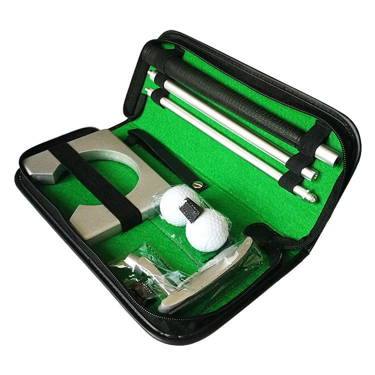 PGM Golf Zipper Pack Indoor Training Putter Set