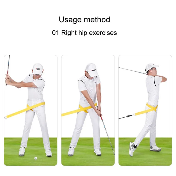 PGM HL014 Golf Swing Turn Training Belt Exercise Physical Fitness Rally Rope(Red)