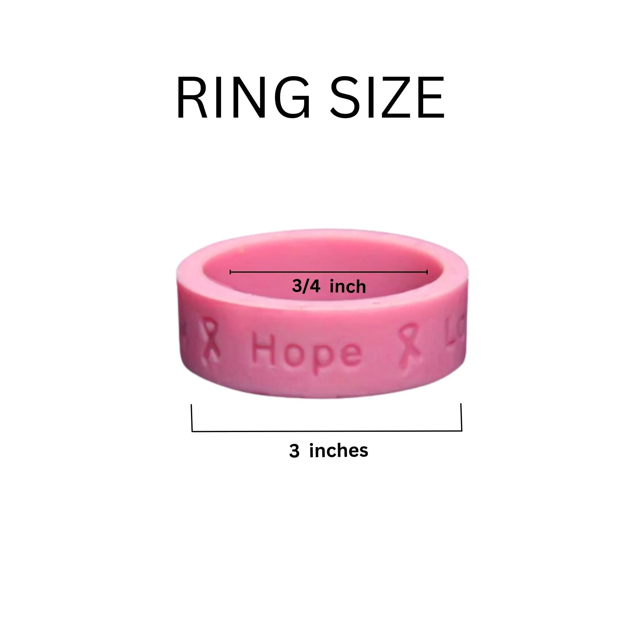 Pink Silicone Rings